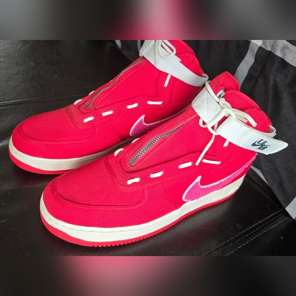 Nike Air Force 1 High Emotionally Unavailable Red Pink NWOT Mens 12 - Picture 4 of 8